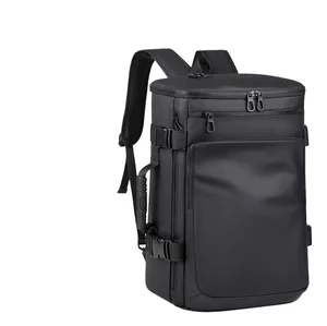 Yuhong Men's Multifunction Business Travel Backpack Fashionable Laptop Bag with USB Anti-Theft Feature Daily Outdoor Use