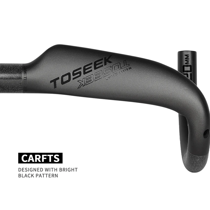 Toseek Zxb-Two Bike Handlebar - Carbon Fiber Road Bicycles