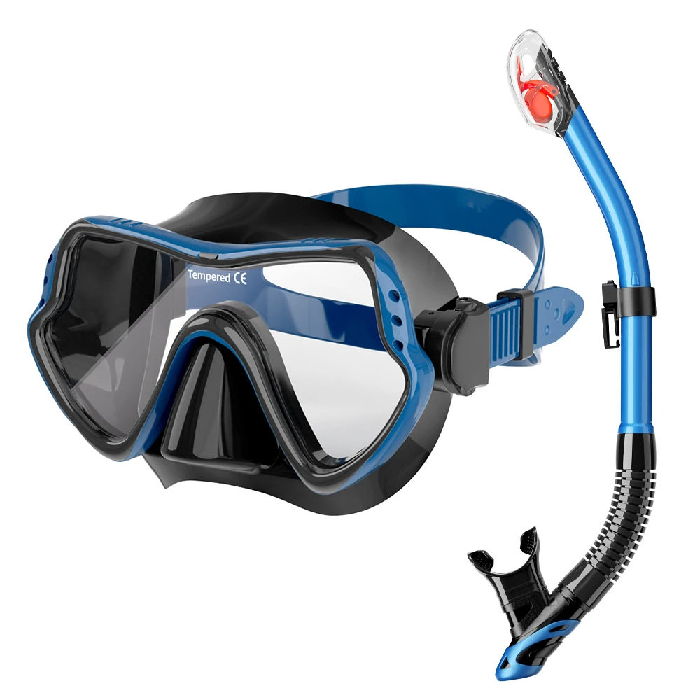 New Style Superior Quality High Reliable Diving Gear Classical Diving Snorkel Mask Set