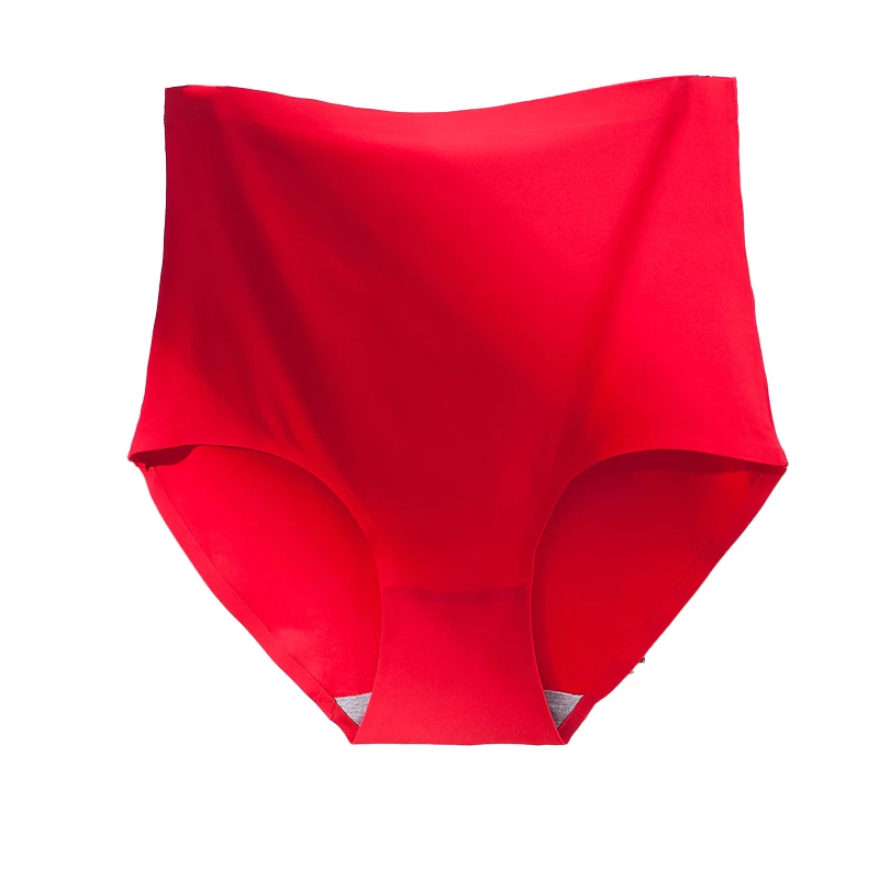 High Waisted Underwear For Women's Ice Silk Seamless Cotton Crotch Sexy Invisible Thin Style Womens Sexy Underwear_voghion.com