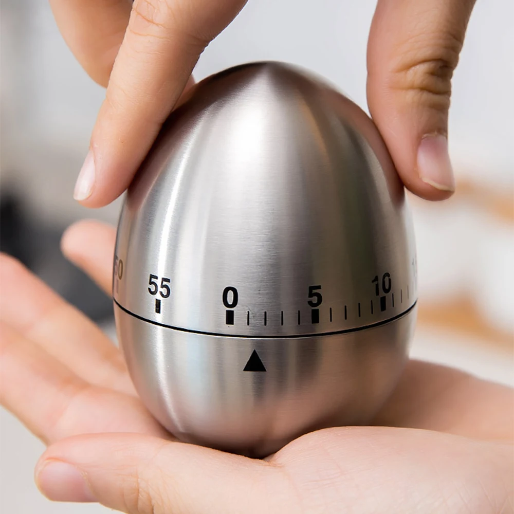 Mechanical Dial Cooking Kitchen Timer Alarm 60 Minutes Stainless Steel Kitchen  Cooking Tools Kitchen Egg Timer - China Cooking Timer, Egg Timer