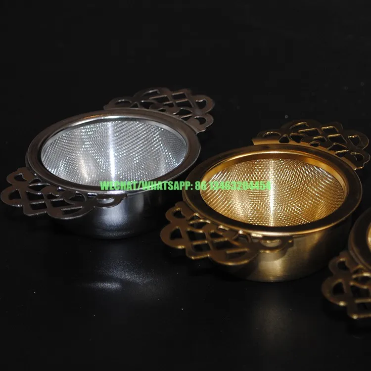Custom Color and Logo Gold Metal Silver Micro Stainless Steel Tea ...