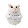 White single-layer ear pig i card