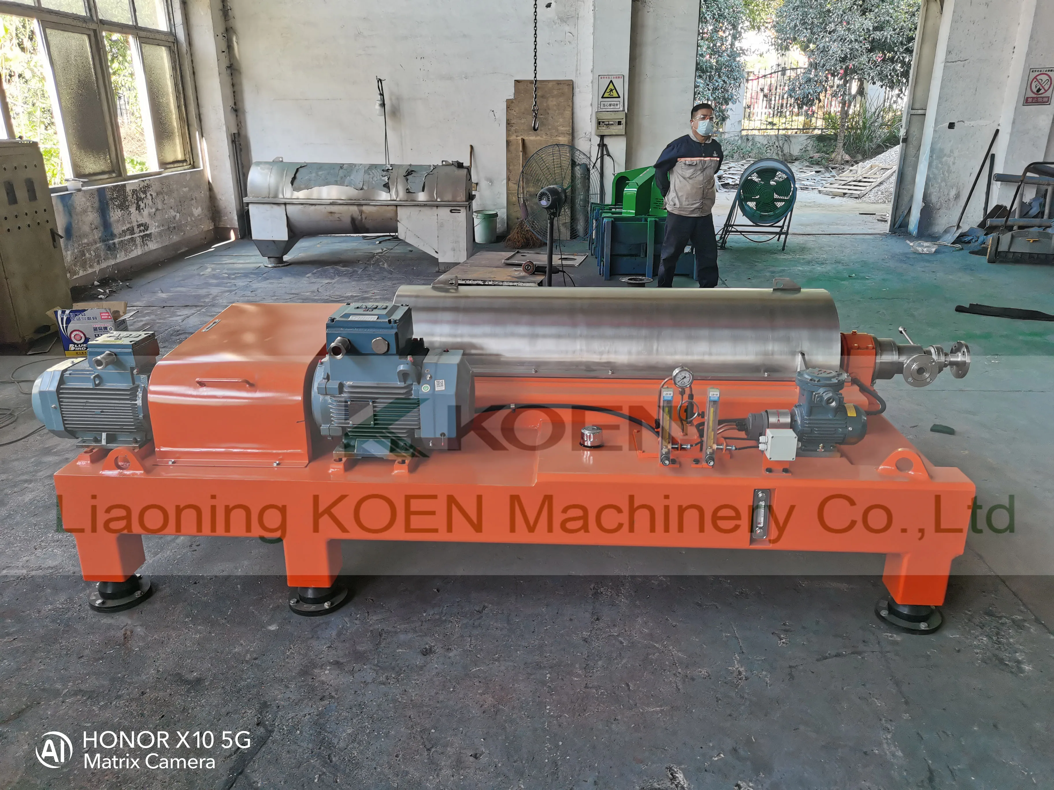 Tricanter Centrifuge / Horizontal Decanter Centrifuge for Water Solid Oil Separation