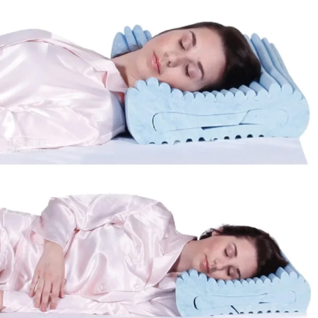 Gel Infused Ventilated Memory Foam Pillow With air Hole