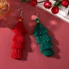 D1294 (Red and Green Tassels)