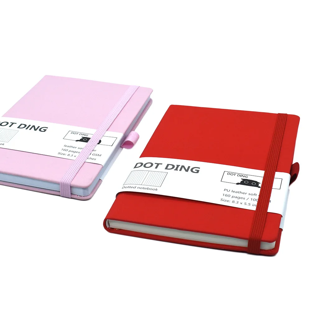 2024 High Quality Custom Logo Meter Dark Blue Pu Leather Korean Printed A4a5 Notebook Diary Printing Magazine