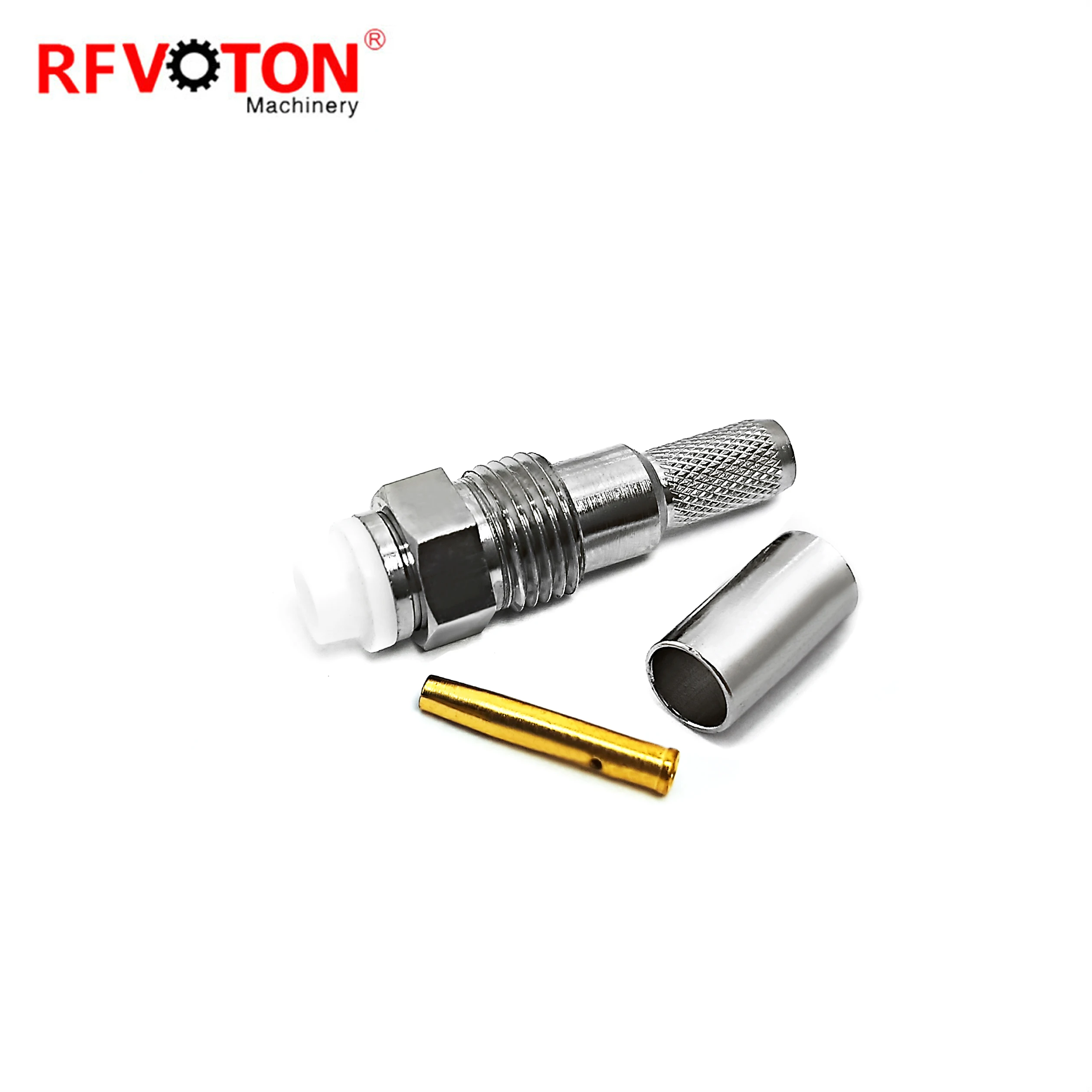 FME Female Jack Crimp Straight WTR195 Rg58 WTR200 Cable  Rf Coaxial Connectors