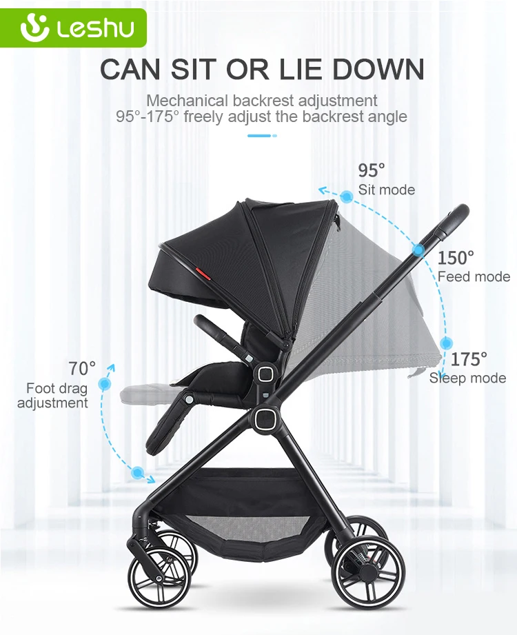 Carreolas modernas para bebe andaderas para bebe carriolas para bebe дорожная прогулочная коляска 3 в 1 детская коляска