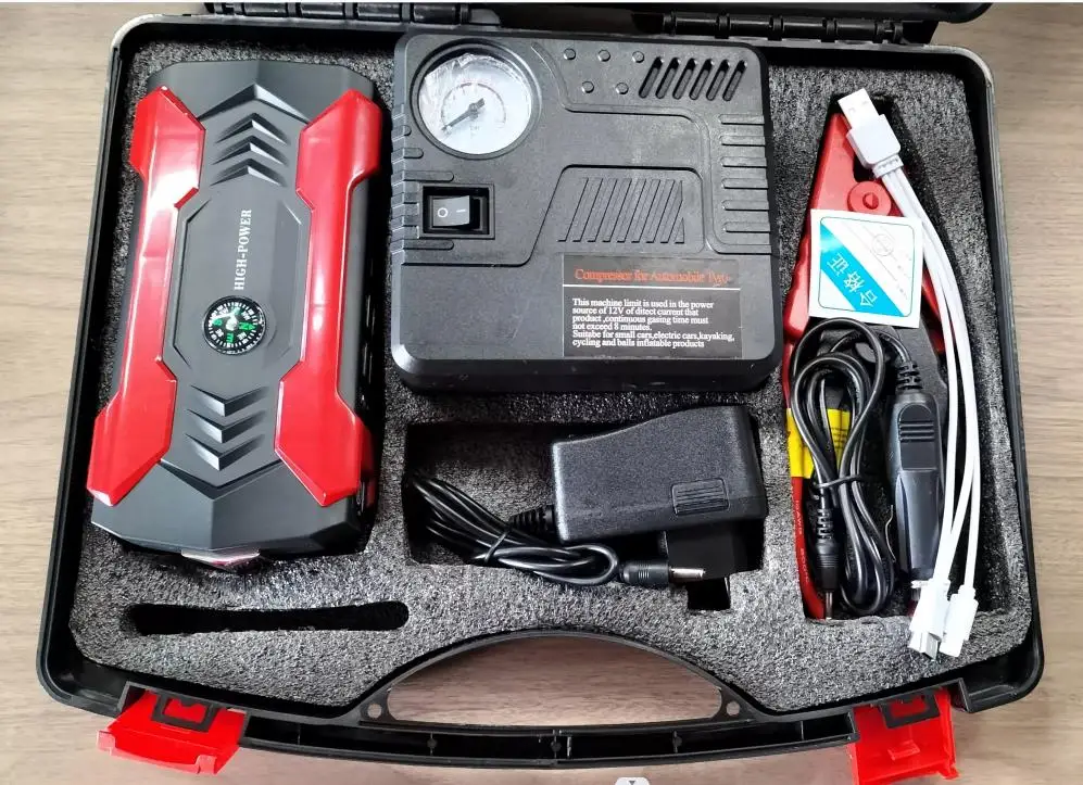 Emergency Car Jump Starter Kit Car Battery Jump Starter 12v 28000mah High Power Car Jump Starter
