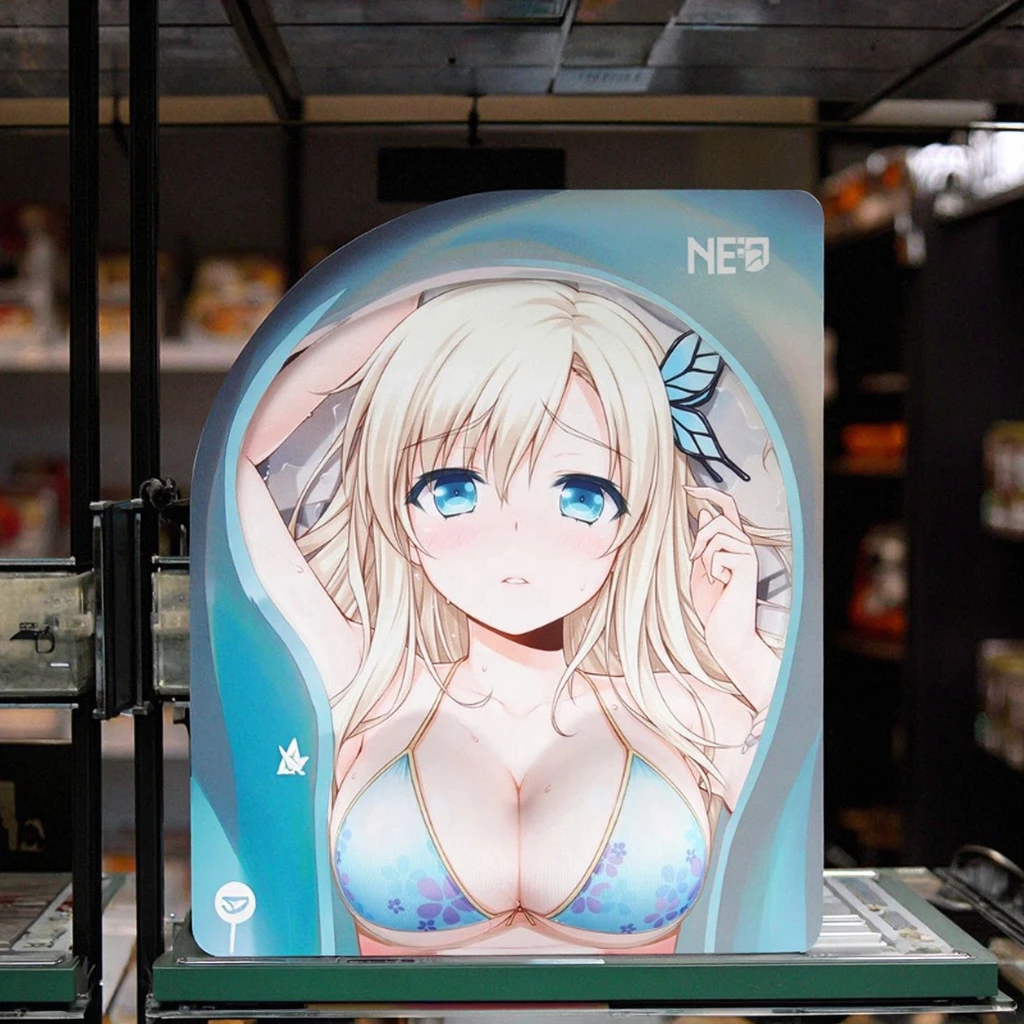 Custom 3D Anime Cartoon Big Girl Boob Mama Gel Silicona Mouse Pad Sexy Girl Breast Wrist Rest Heated Gaming Mouse Pad