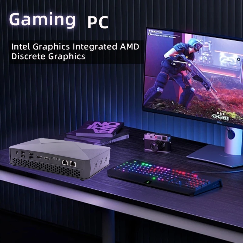 Mini PC I7-8809G with 8GB DDR4 and 256GB SSD for Gaming