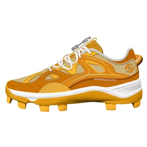 Factory Baseball Shoes Rubber Black Spring Custom Metal Girls Spike Baseball Cleats for Men