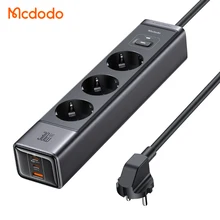 Mcdodo 062 GaN Desktop Power Strips 6-in-1 30 Watts Multi-functional PD PPS SCP Safe Smart Control Fast Power Supply Charging