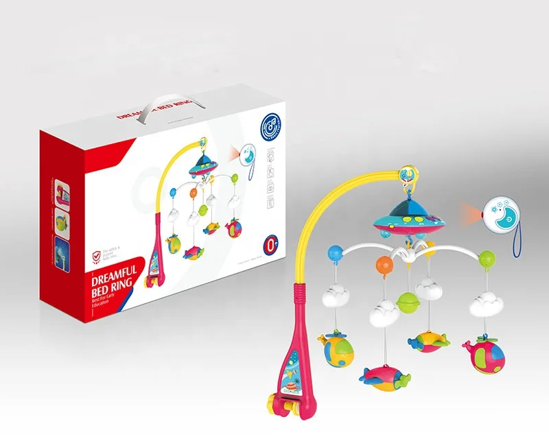 Детская кровать подвесная игрушка детская музыкальная кровать колокольчик со светом и проекцией