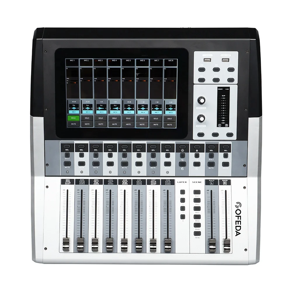 Gooermi DM20 20 Channel Digital Audio Mixer Console for