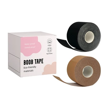 INVISFEEL Traceless Boob Tape Push up Bra Tape Waterproof All Cup Boob Tape Breast Lift Accessories