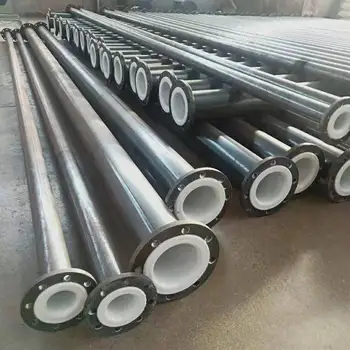 DN100 PN10 Customized PTFE Lined Straight Tube Spools Premium Pipe Fittings