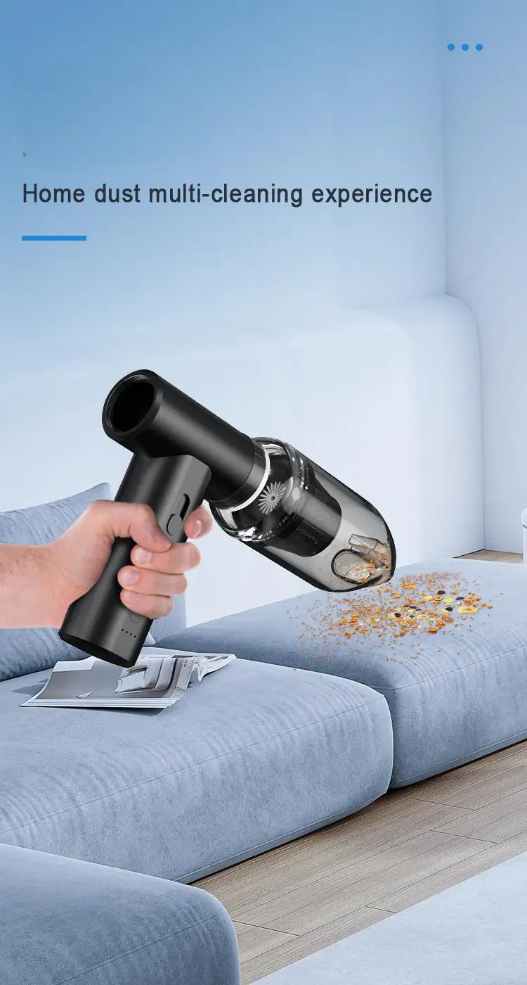 Jet Fan Air Duster Keyboard Cleaner Compressed 110000rpm Portable Cordless Handheld Vacuum Air Duster Mini Turbo Jet Fan