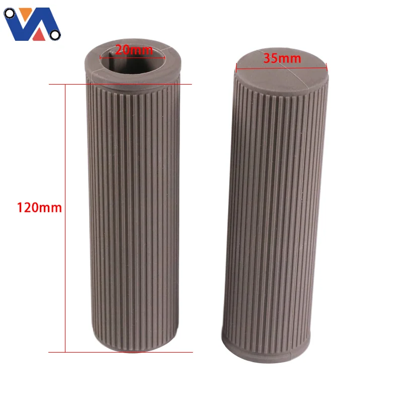 New Image Scooter Handlebar Grip for Xiaomi 4 Pro Electric Scooter Rubber Handle Bar Silicone Cover Accessories Escooter Grips