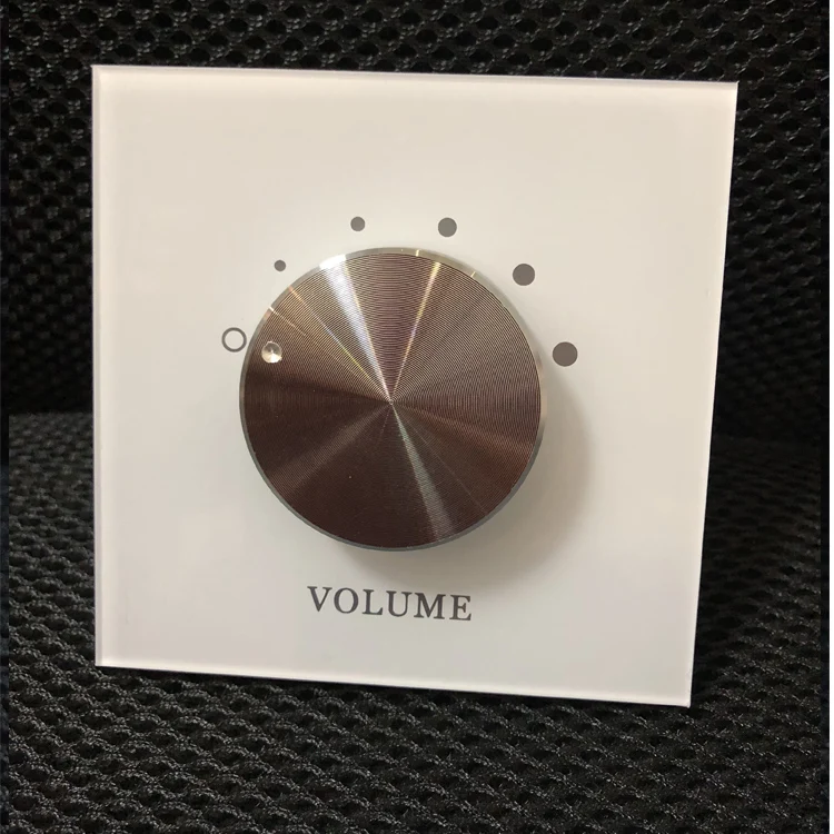 Système audio domestique Chnlan, 5 étapes, 50 W, haut-parleur stéréo mural, bouton de commande du volume, interrupteur 4-8 ohms