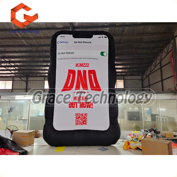 PVC Inflatable Mobile Phone Model ,Inflatable Smart Mobile Phone Shape Model Balloon for Promotion