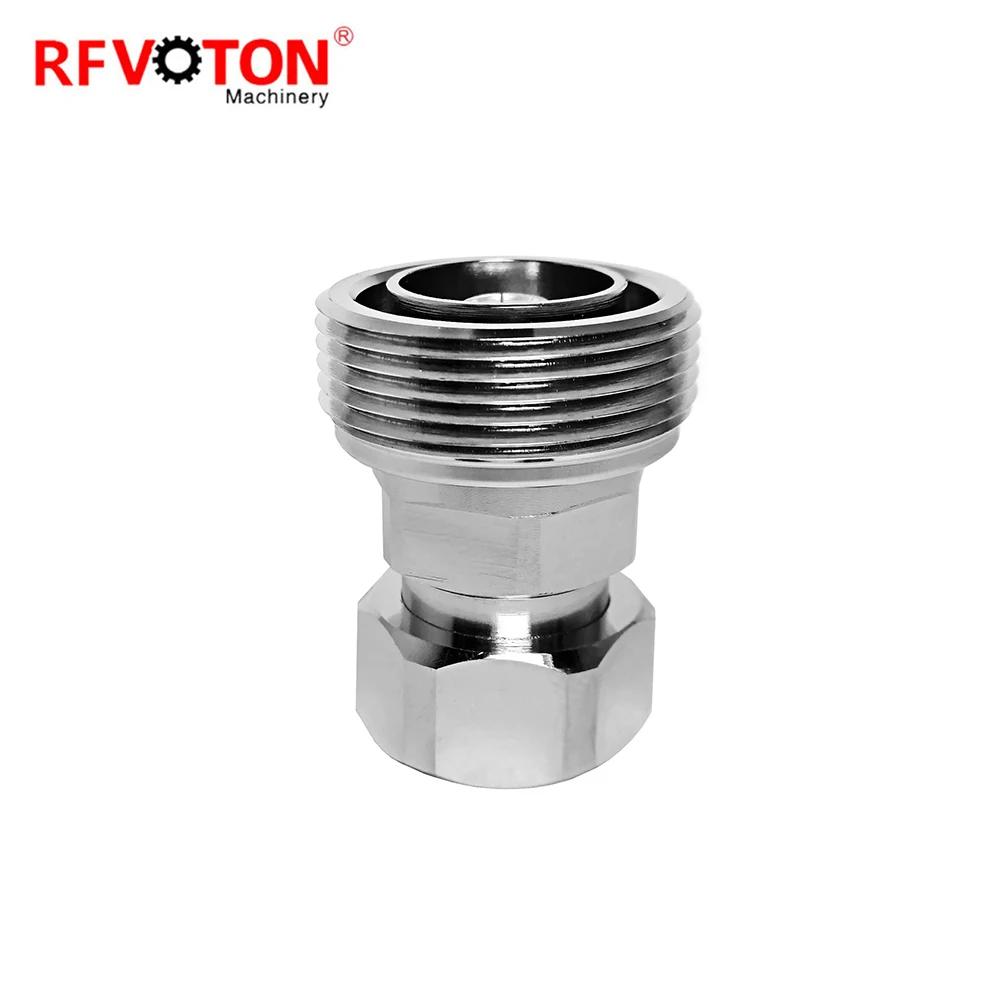 rf coaxial connector 4.3-10 mini din male to 7/16 Din female rf adaptor factory
