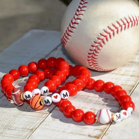 Baseball deals mom bracelet