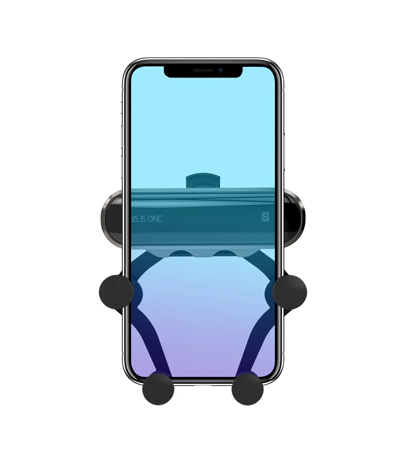 Гравитационный автомобильный держатель с поворотом на 360 градусов, гибкий держатель для мобильного телефона с креплением на вентиляционное отверстие