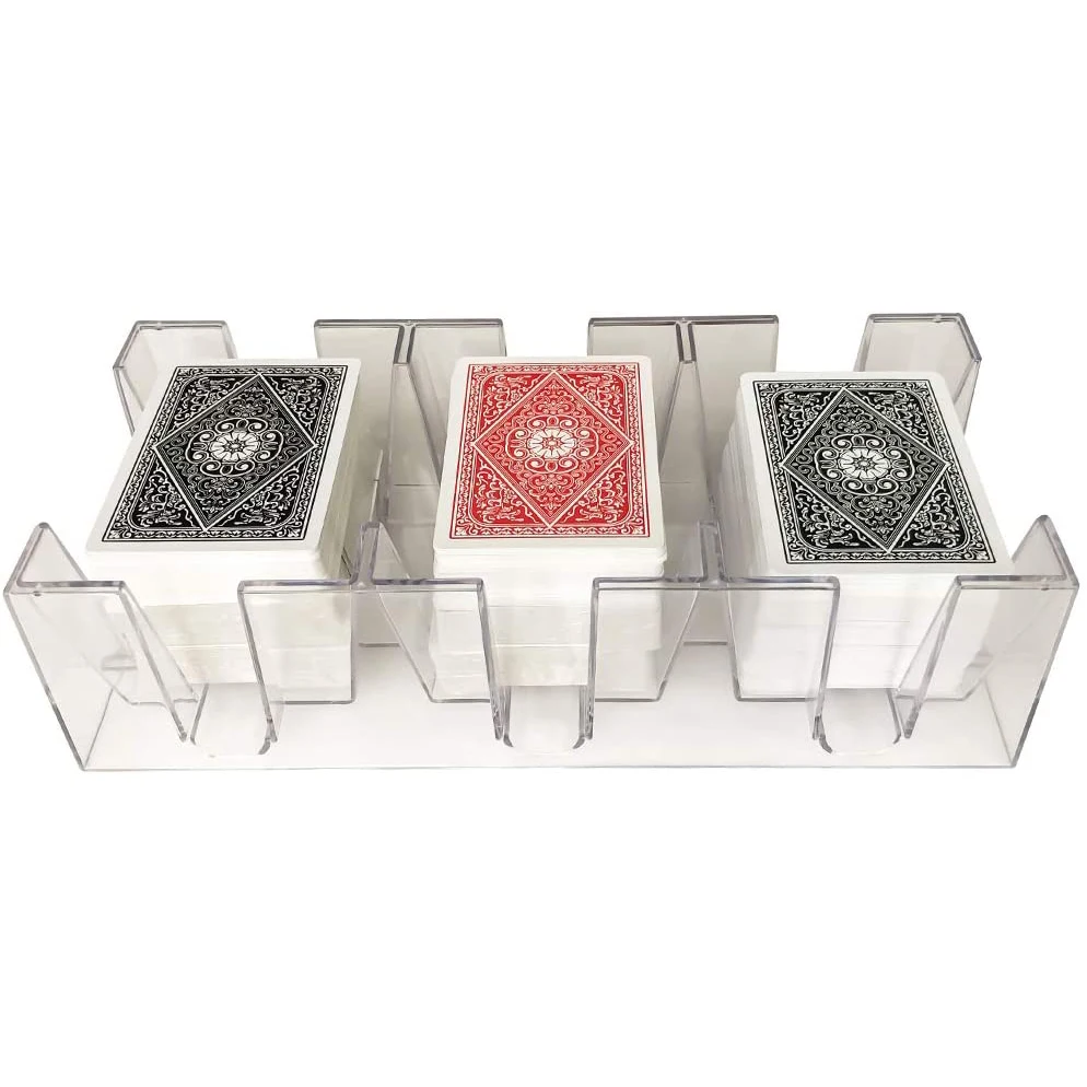 9 Deck Revolving Rotating Canasta Playing Card Tray Revolving Playing ...