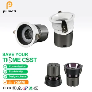 Modern-style Integrated Recessed Adjustable Downlight Spotlight 10-Year Warranty High CRI 97 Full-spectrum Eye-protecting Chip