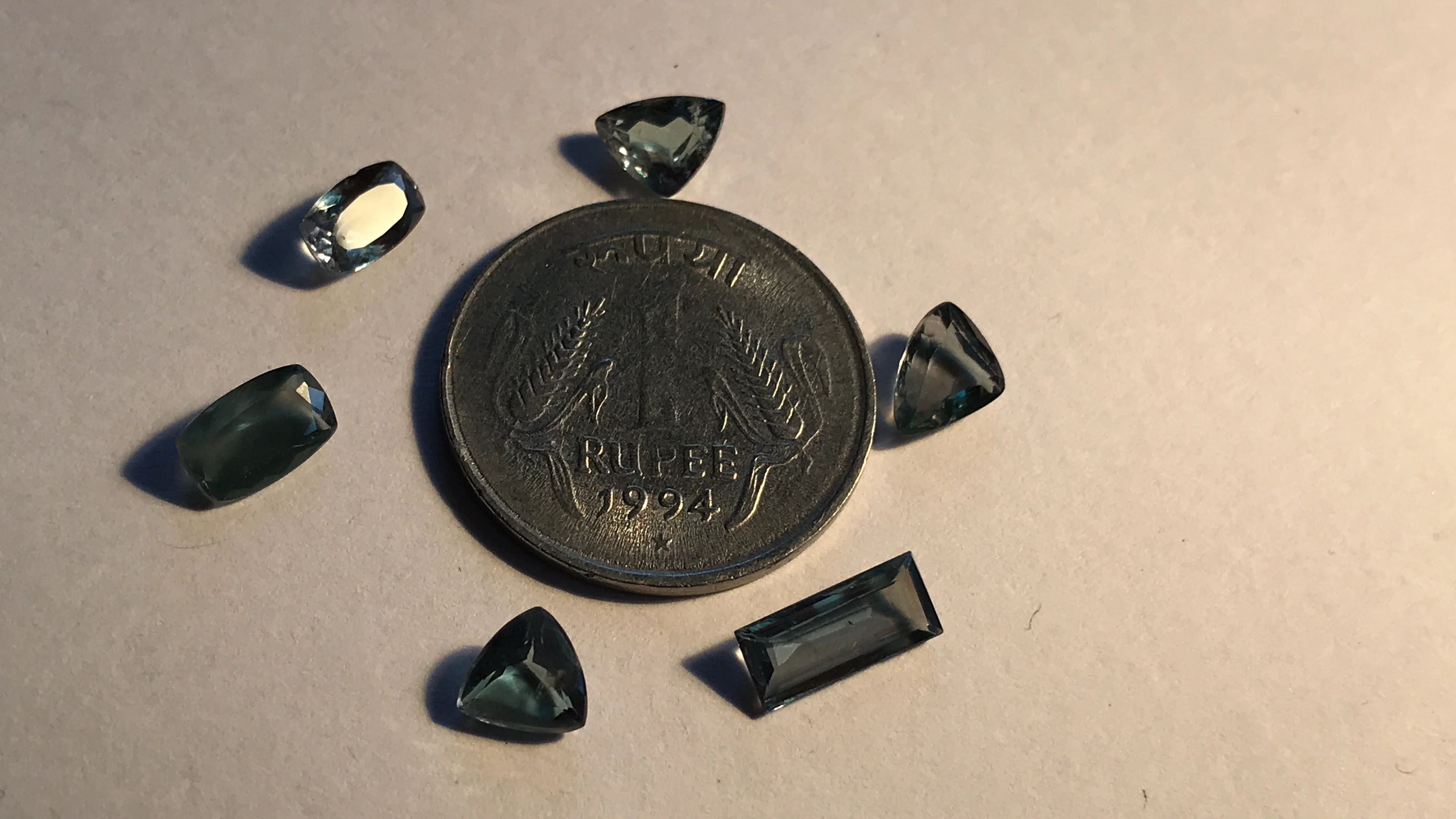 Rare Color Change Loose Gemstone Mixed Shapes for Jewelry Natural Chrysoberyl Alexandrite