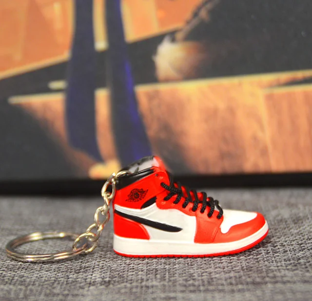 Wholesale Model 3d Sneaker Keychain Aj Jordaneliedlys Men Basketball