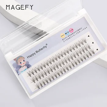 Magefy New Private Label 2d 3d 4d 5d 6d 7d 8d Premade Fans Lashes Russian Volume False Eyelashes