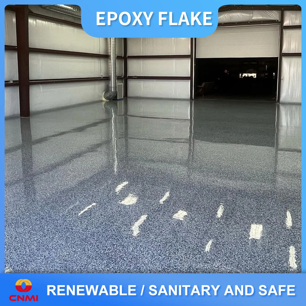 CNMI Decorative Epoxy Flake Colorful Epoxy Floor Flake Chips for Garage Flooring Many Colors to Choose