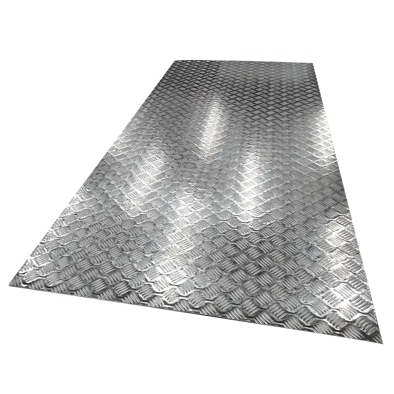 Henan Factory 3 Bar 5 Bar Aluminum Checker Plate 5052 5083 5754 Aluminum Diamond Plate for Wheelchair Ramp
