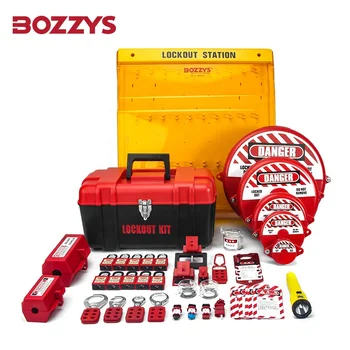 Bozzys Lockout Tagout Kit With Toolbox,Switch Push Button Estops And ...