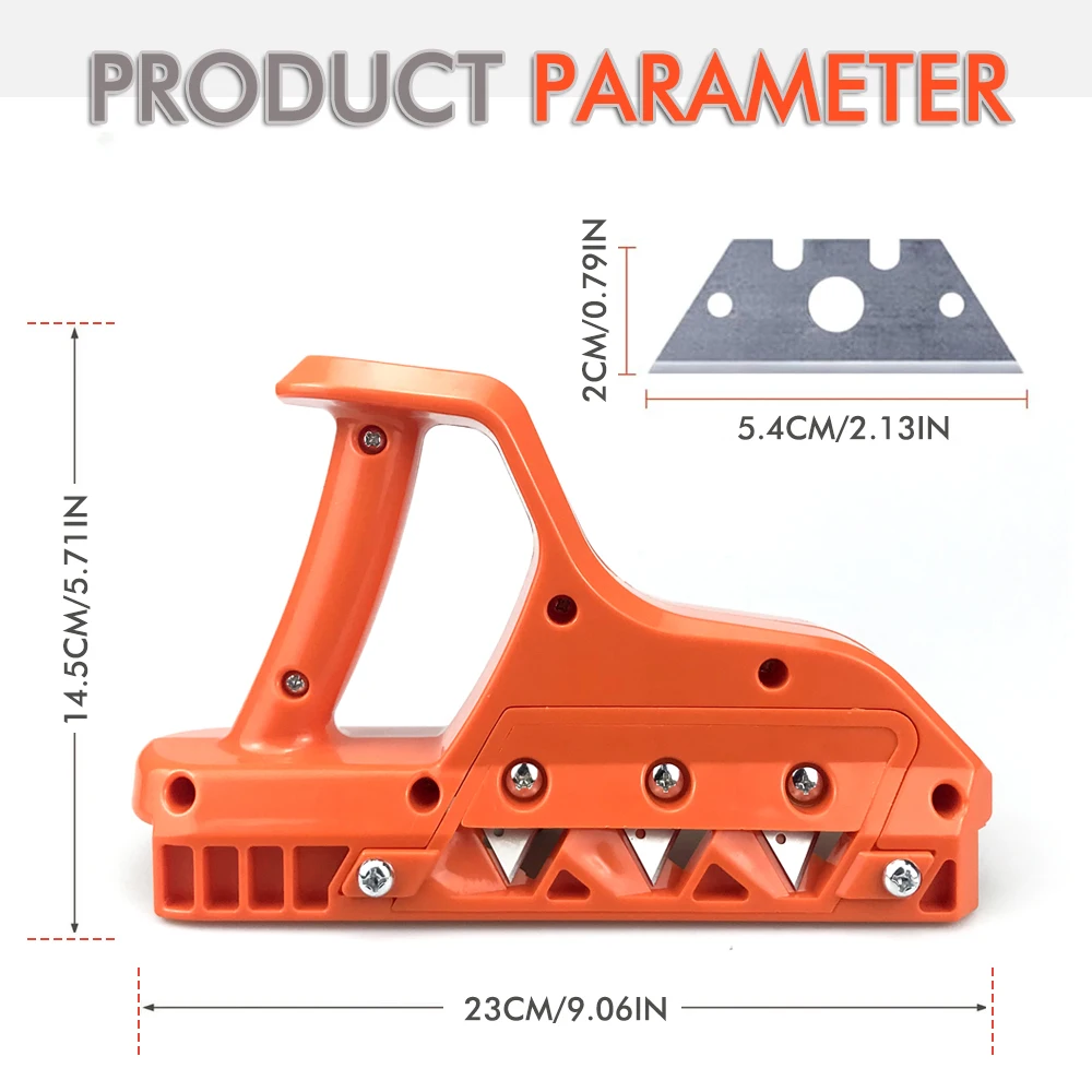 Plasterboard Quick Cutter Gypsum Board Hand Plane Drywall Edge Chamfer 45 60 Woodworking Trimmer Hand Tool