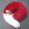 red with white