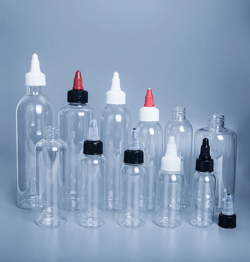 30ml 50ml 60ml 100ml 200ml Empty Travel Plastic Lotion Cream Bottle Rigid PET Squezze Skin Care Bottles for Hotel Toiletries Set
