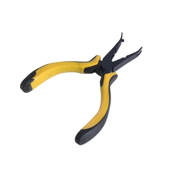 OEM Customizable High-Carbon Steel Curved Ball Nose Pliers Soft Grip Ergonomic Handle for DIY RC Helicopter Rotor Repair Tools