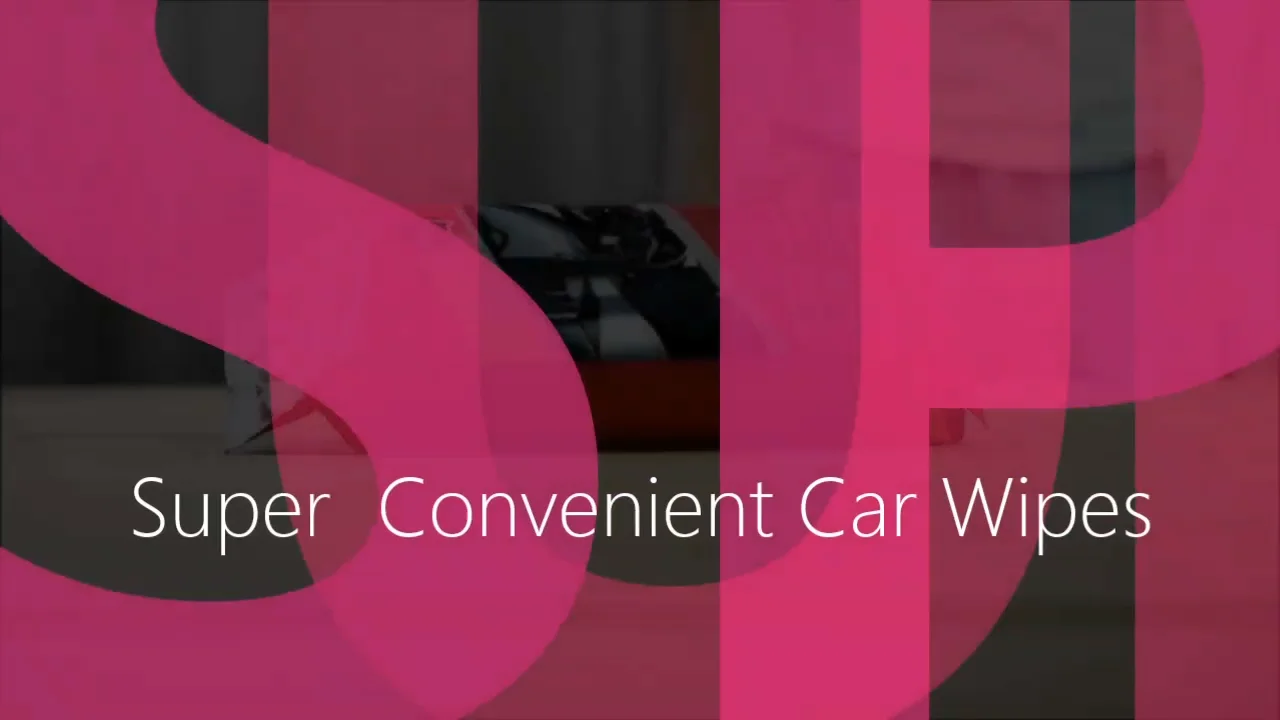 Car Leather Seat Clean Wet Wipe Car Interior Cloth Non Woven Wet Tissue