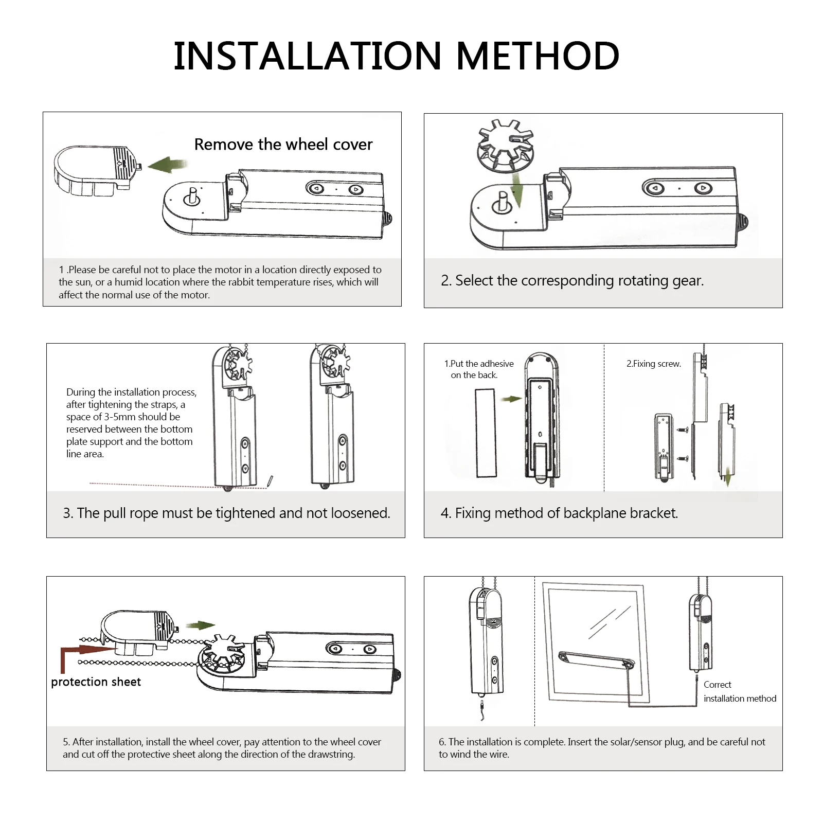 Motorized Roller Blind Motor Chain Blind Motor App Control Battery ...