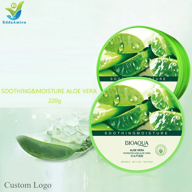 China 100 Pure Puro Natural Organic Moisturizing Exfoliante Soothing Cucumber Gel Aloe Vera Gel Bulk for Face
