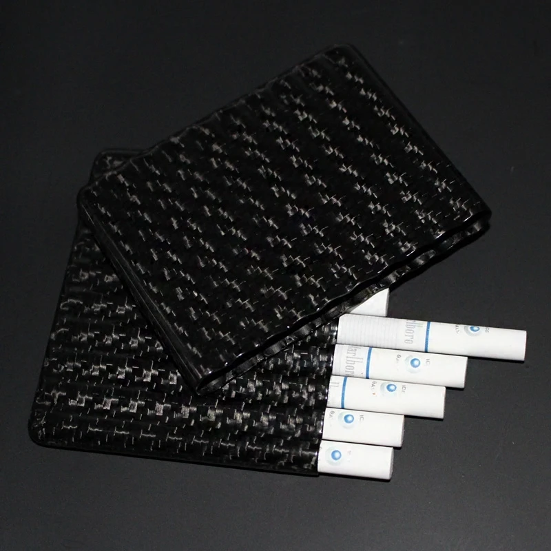 carbon fiber cigarette case One-piece Molded 10 Tube Carbon Fiber Cigarette case