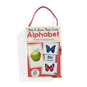 Factory Custom Paper Flash Cards Animal-Themed Daily Necessities English Word Flash Cards for Kids Educational