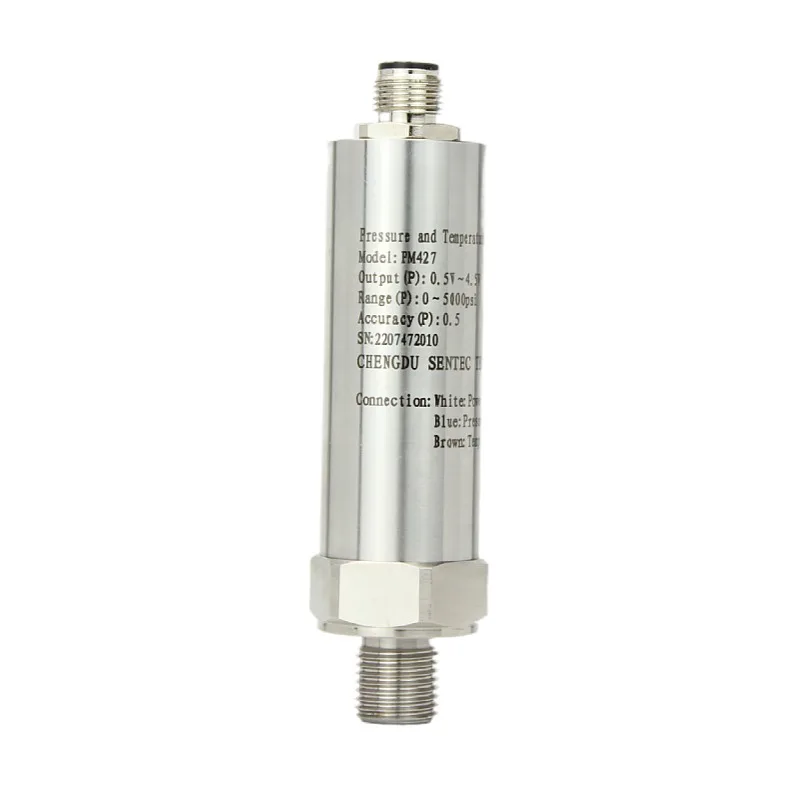 PM427 4-20ma  Submersible Liquid Level Autoclave Temperature and Pressure Transmitter 2 in 1 Dual Sensor