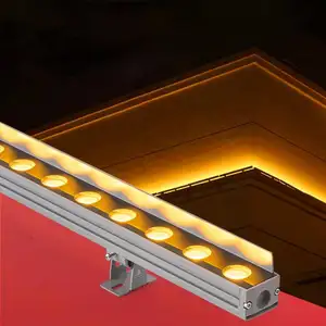 LED Wall Wash Lamp 24V Line Lamp for Building Exterior Wall Long Strip Contour Light rainbow Advertising Projection Lamp
