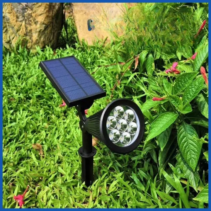 New Hot Selling Outdoor Large Spotlights Waterproof Floor Mounted Solar Lights