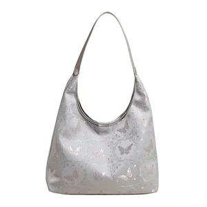 custom logo New Chinese-style Tote Bag for Women 2026 New Summer Fashion Embroidered Canvas Single-shoulder Bag Casual